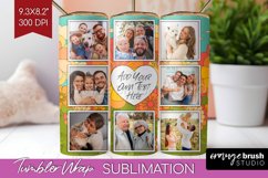 Groovy Photo Tumbler PNG - Flowers Picture Tumbler Wrap Product Image 1