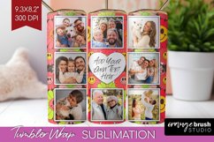 Groovy Photo Tumbler PNG - Flowers Picture Tumbler Wrap Product Image 1