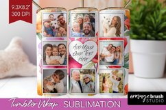 Flowers Photo Tumbler PNG - Floral Picture Tumbler Wrap Product Image 1