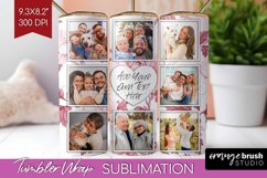 Flowers Photo Tumbler PNG - Floral Picture Tumbler Wrap Product Image 1