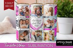 Valentines Day Photo Tumbler PNG - Heart Picture Tumbler Product Image 1