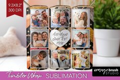 Valentines Day Photo Tumbler PNG - Heart Picture Tumbler Product Image 1