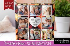Valentines Day Photo Tumbler PNG - Heart Picture Tumbler Product Image 1