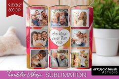 Valentines Day Photo Tumbler PNG - Heart Picture Tumbler Product Image 1
