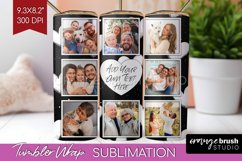 Valentines Day Photo Tumbler PNG - Heart Picture Tumbler Product Image 1