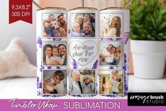 Wildflowers Photo Tumbler PNG - Floral Picture Tumbler Wrap Product Image 1