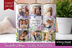Wildflowers Photo Tumbler PNG - Floral Picture Tumbler Wrap Product Image 1