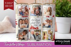 Christmas Photo Tumbler PNG - Christmas Tree Picture Tumbler Product Image 1
