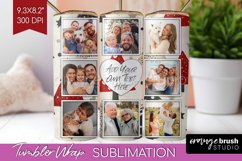 Christmas Photo Tumbler PNG - Christmas Tree Picture Tumbler Product Image 1