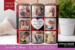 Christmas Photo Tumbler PNG - Christmas Tree Picture Tumbler Product Image 1
