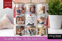 Christmas Photo Tumbler PNG - Christmas Tree Picture Tumbler Product Image 1