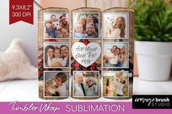 Christmas Photo Tumbler PNG - Christmas Tree Picture Tumbler Product Image 1