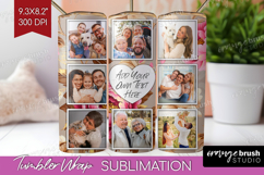 Floral Photo Tumbler PNG - Peony Flower Picture Tumbler Wrap Product Image 1