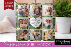 Floral Photo Tumbler PNG - Peony Flower Picture Tumbler Wrap Product Image 1