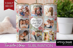 Floral Photo Tumbler PNG - Peony Flower Picture Tumbler Wrap Product Image 1