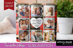 Floral Photo Tumbler PNG - Peony Flower Picture Tumbler Wrap Product Image 1