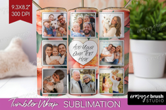 Floral Photo Tumbler PNG - Peony Flower Picture Tumbler Wrap Product Image 1