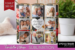 Floral Photo Tumbler PNG - Peony Flower Picture Tumbler Wrap Product Image 1