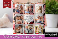 Retro Flowers Photo Tumbler PNG - Floral Picture Tumbler Product Image 1