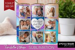 Alcohol Ink Photo Tumbler PNG - Marble Picture Tumbler Wrap Product Image 1