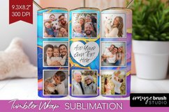 Alcohol Ink Photo Tumbler PNG - Marble Picture Tumbler Wrap Product Image 1