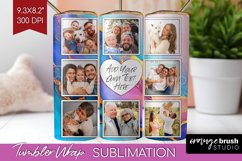 Alcohol Ink Photo Tumbler PNG - Marble Picture Tumbler Wrap Product Image 1