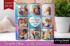 Alcohol Ink Photo Tumbler PNG - Marble Picture Tumbler Wrap Product Image 1