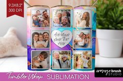Alcohol Ink Photo Tumbler PNG - Marble Picture Tumbler Wrap Product Image 1
