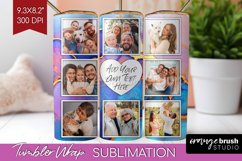 Alcohol Ink Photo Tumbler PNG - Marble Picture Tumbler Wrap Product Image 1