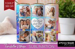 Alcohol Ink Photo Tumbler PNG - Marble Picture Tumbler Wrap Product Image 1