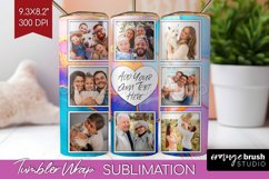 Alcohol Ink Photo Tumbler PNG - Marble Picture Tumbler Wrap Product Image 1