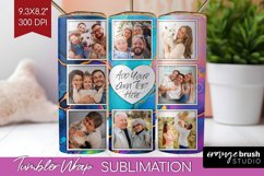 Alcohol Ink Photo Tumbler PNG - Marble Picture Tumbler Wrap Product Image 1