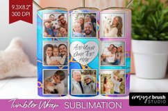 Alcohol Ink Photo Tumbler PNG - Marble Picture Tumbler Wrap Product Image 1
