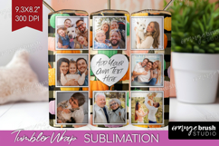 Halloween Photo Tumbler PNG - Spooky Picture Tumbler Wrap Product Image 1