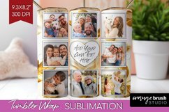 Rose Photo Tumbler PNG - Floral Picture Tumbler Wrap Product Image 1