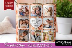 Rose Photo Tumbler PNG - Floral Picture Tumbler Wrap Product Image 1