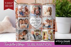Rose Photo Tumbler PNG - Floral Picture Tumbler Wrap Product Image 1