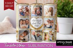 Rose Photo Tumbler PNG - Floral Picture Tumbler Wrap Product Image 1