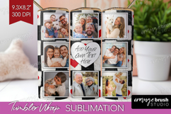 Heart Pattern Photo Tumbler PNG - Valentines Day Picture Product Image 1