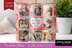 Heart Pattern Photo Tumbler PNG - Valentines Day Picture Product Image 1