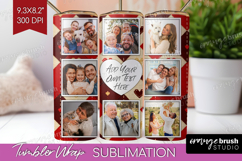 Heart Pattern Photo Tumbler PNG - Valentines Day Picture Product Image 1