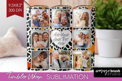Leopard Print Photo Tumbler PNG - Animal Pattern Picture Product Image 1
