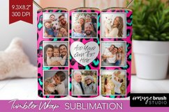 Leopard Print Photo Tumbler PNG - Animal Pattern Picture Product Image 1