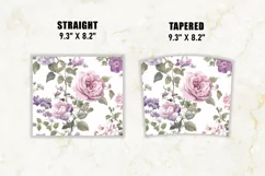 Vintage Flower Tumbler Wrap | 20 oz tumbler wrap Product Image 2