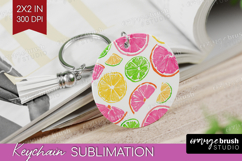 Abstract Fruit Keychain PNG - Tutti Frutti Keychain Product Image 1
