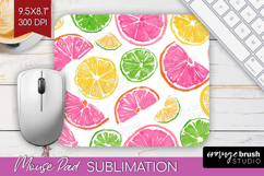 Abstract Fruit Mouse Pad Sublimation - Tutti Frutti Mousepad Product Image 1