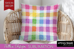 Abstract Fruit Pillow Sublimation - Tutti Frutti Pillow PNG Product Image 1