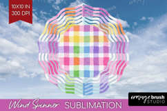 Abstract Fruit Wind Spinner Sublimation PNG - Tutti Frutti Product Image 1
