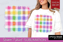 Abstract Fruit Square Tshirt Background - Tutti Frutti PNG Product Image 1