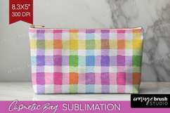 Abstract Fruit Cosmetic Bag - Tutti Frutti Makeup Bag PNG Product Image 1